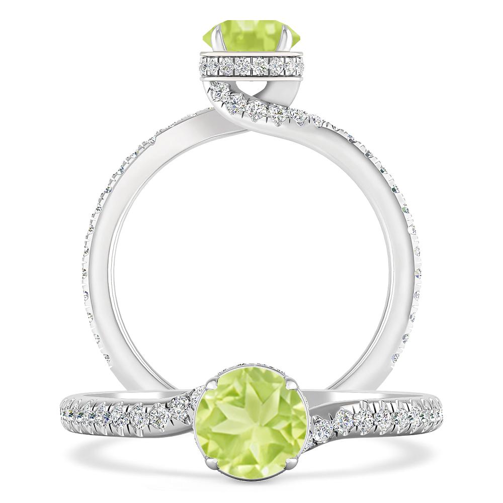 White Gold - Peridot