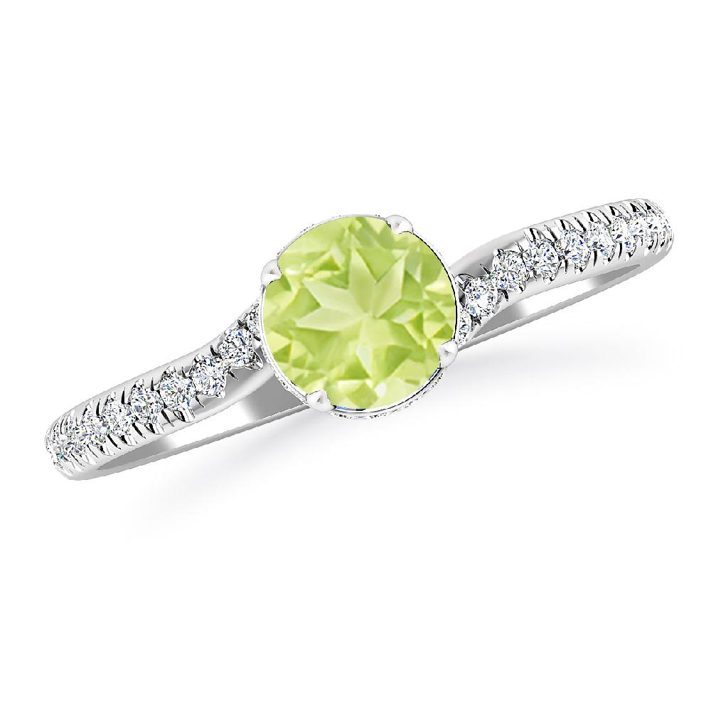 White Gold - Peridot