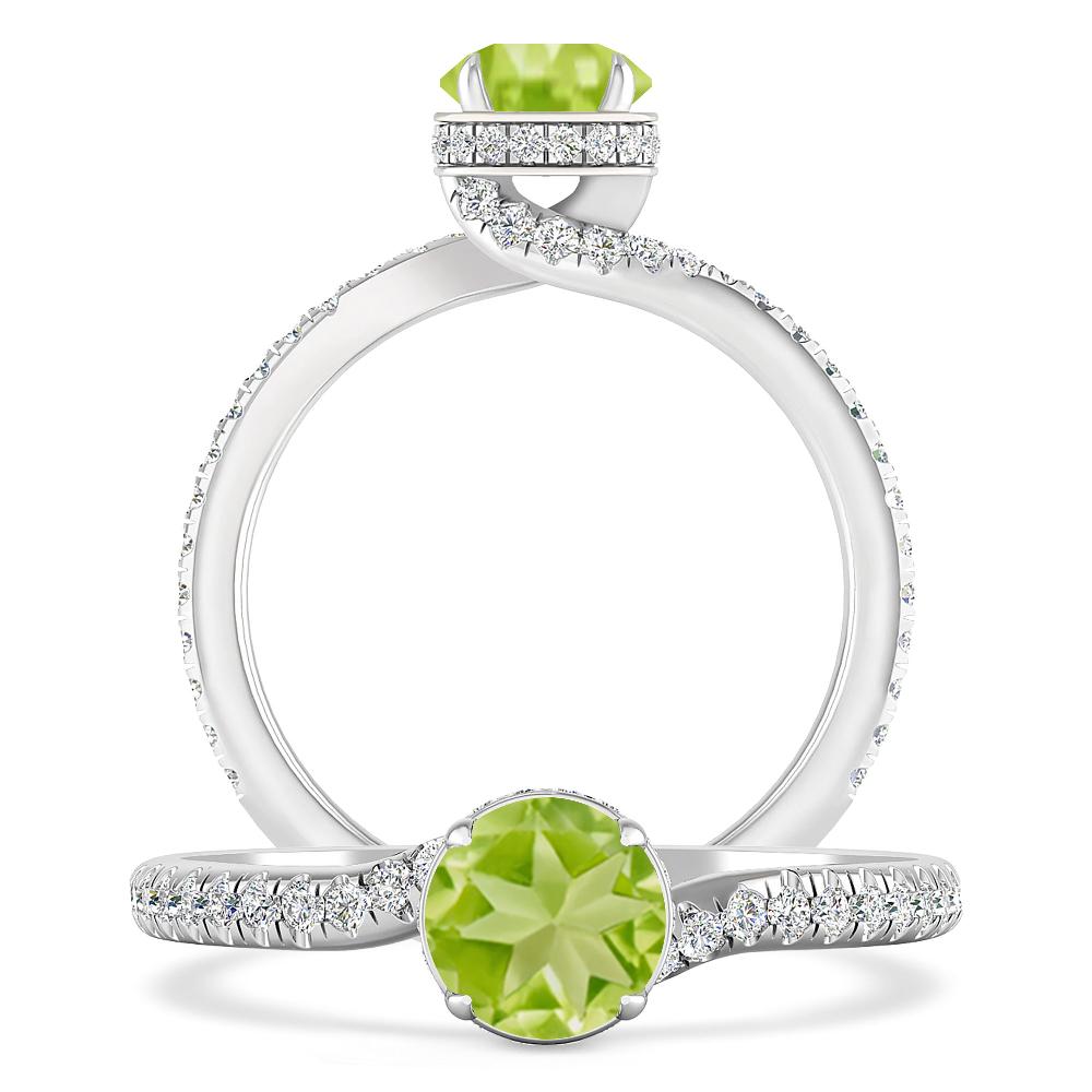 White Gold - Peridot