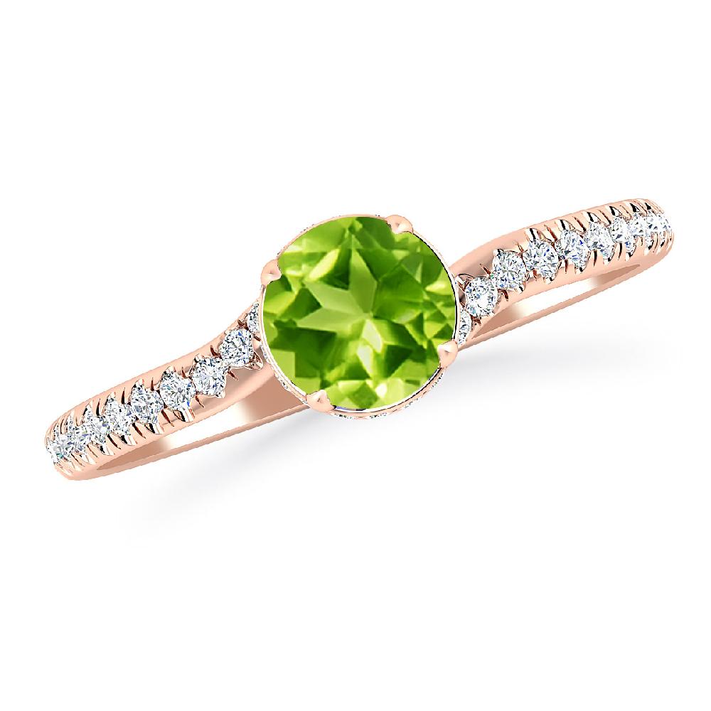 Rose Gold - Peridot