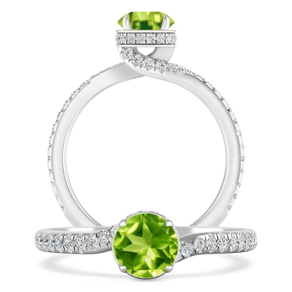 White Gold - Peridot