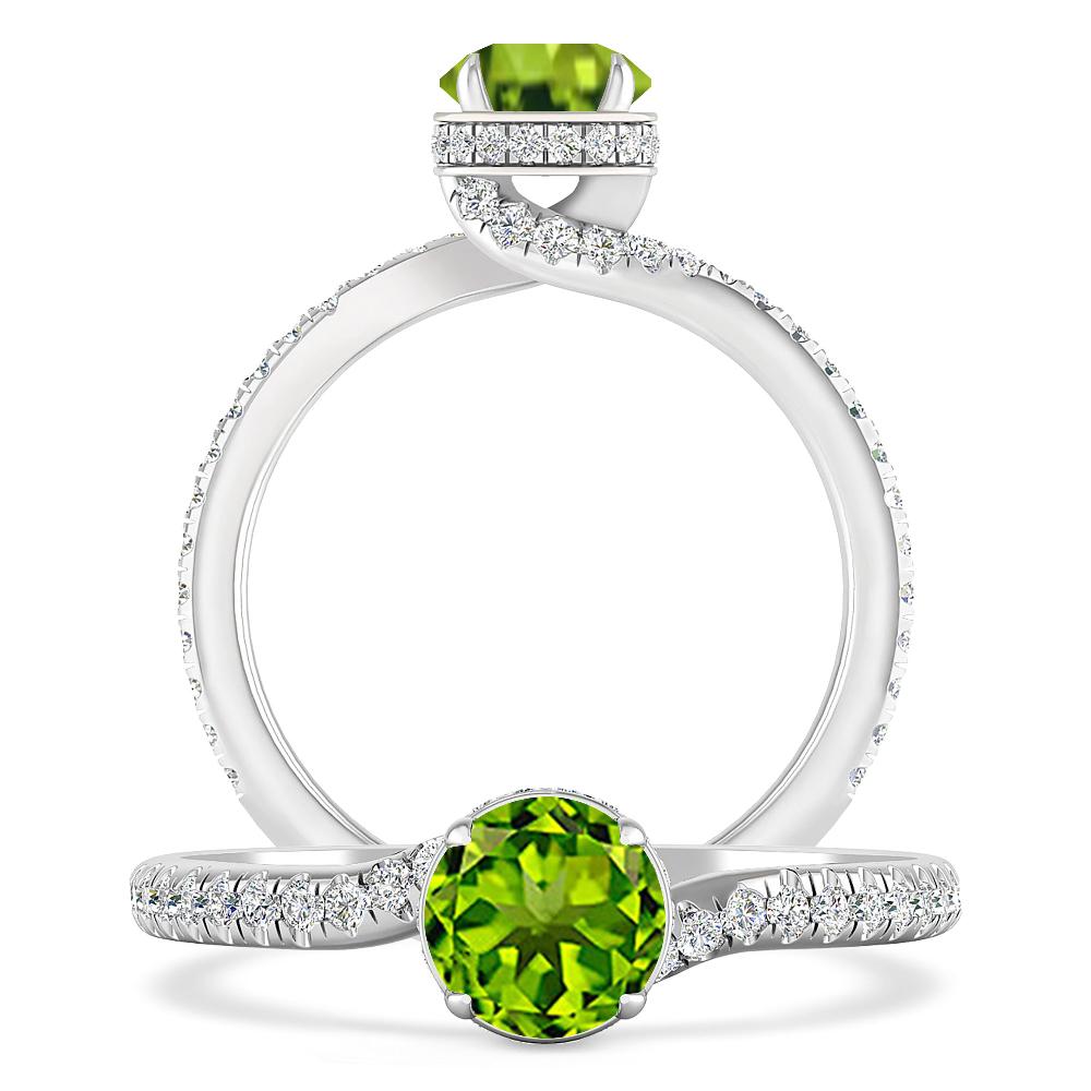 White Gold - Peridot