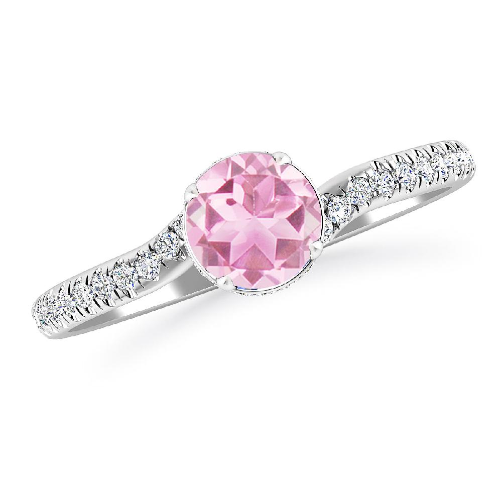 White Gold - Pink Tourmaline