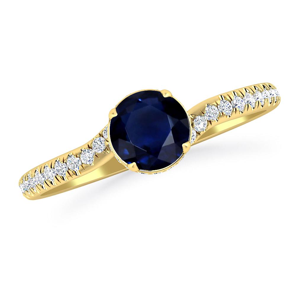 Yellow Gold - Sapphire