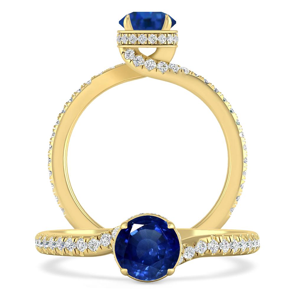 Yellow Gold - Sapphire