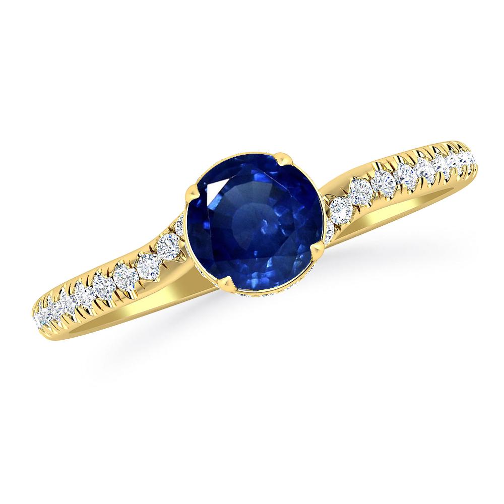 Yellow Gold - Sapphire