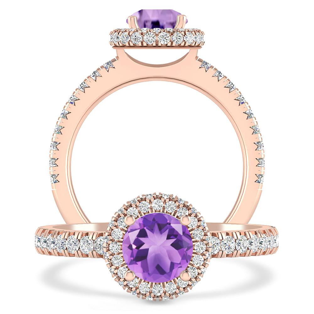 Rose Gold - Amethyst