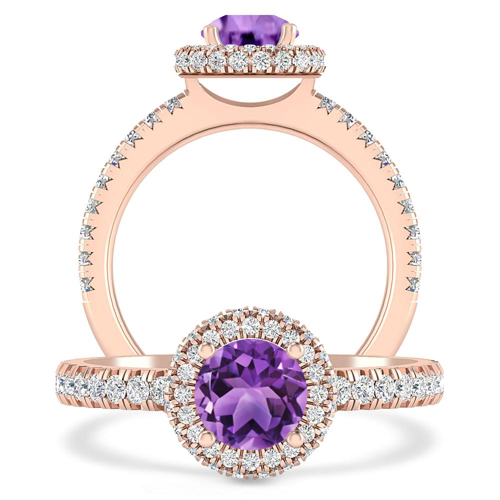 Rose Gold - Amethyst