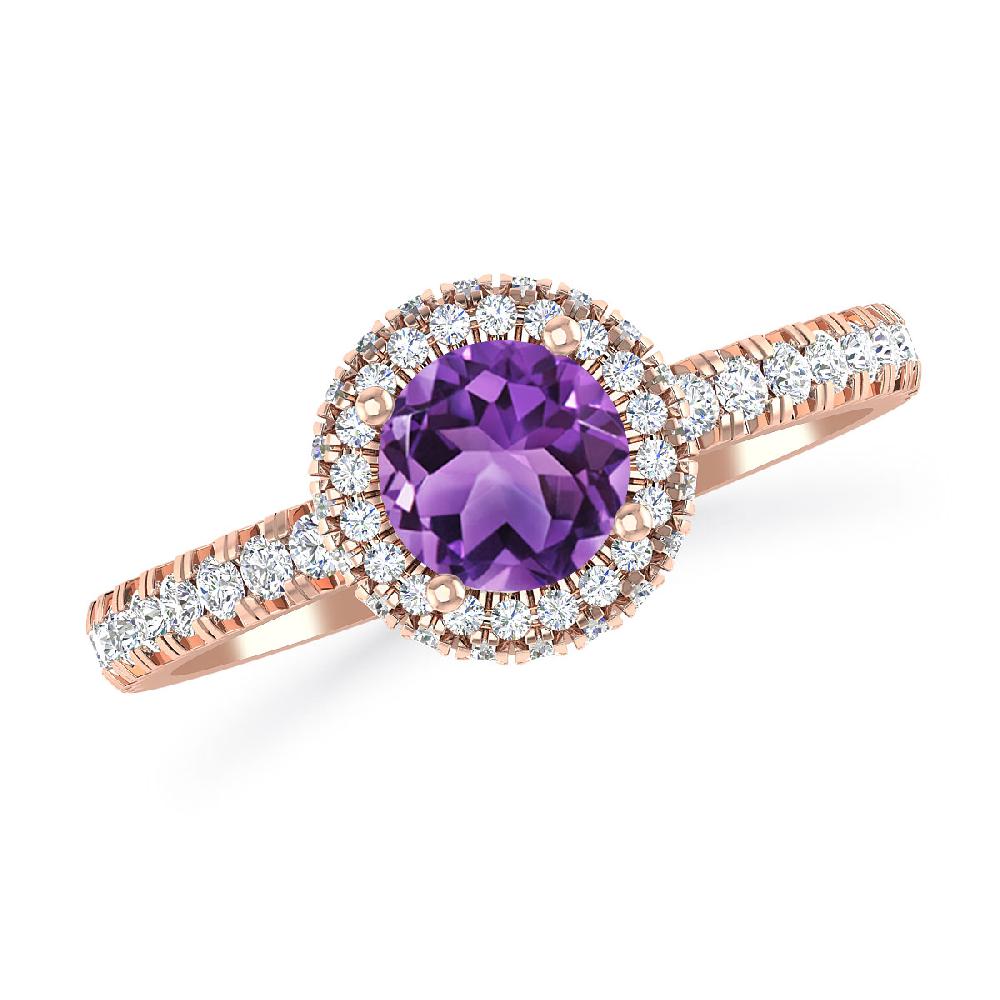 Rose Gold - Amethyst