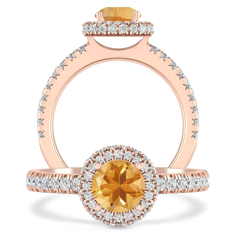 Rose Gold - Citrine