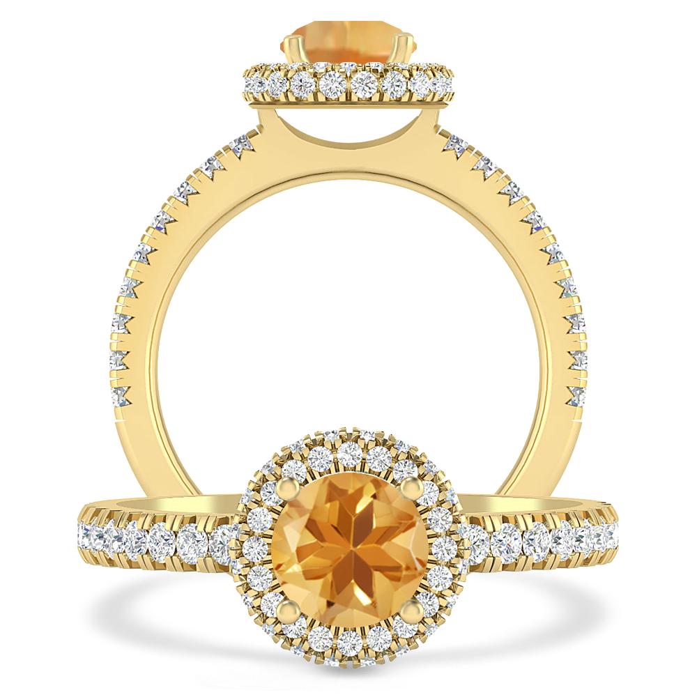 Yellow Gold - Citrine