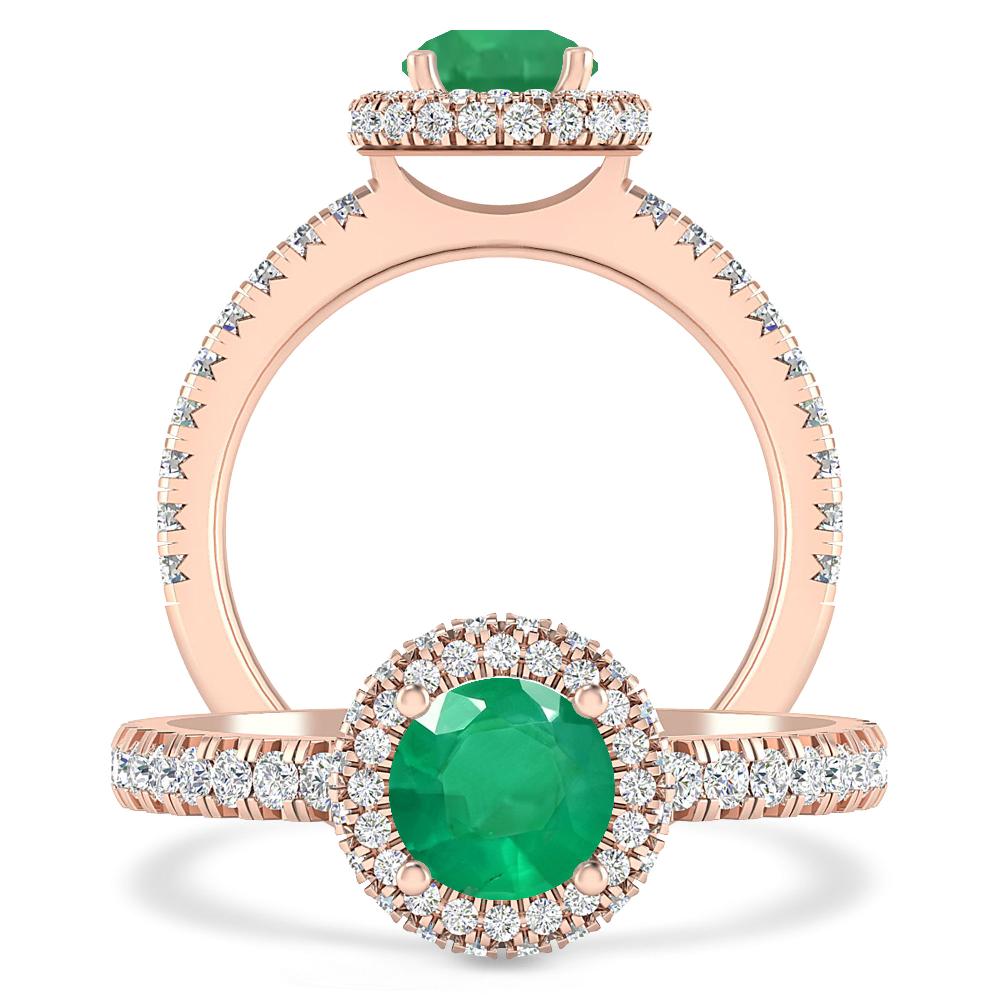 Rose Gold - Emerald