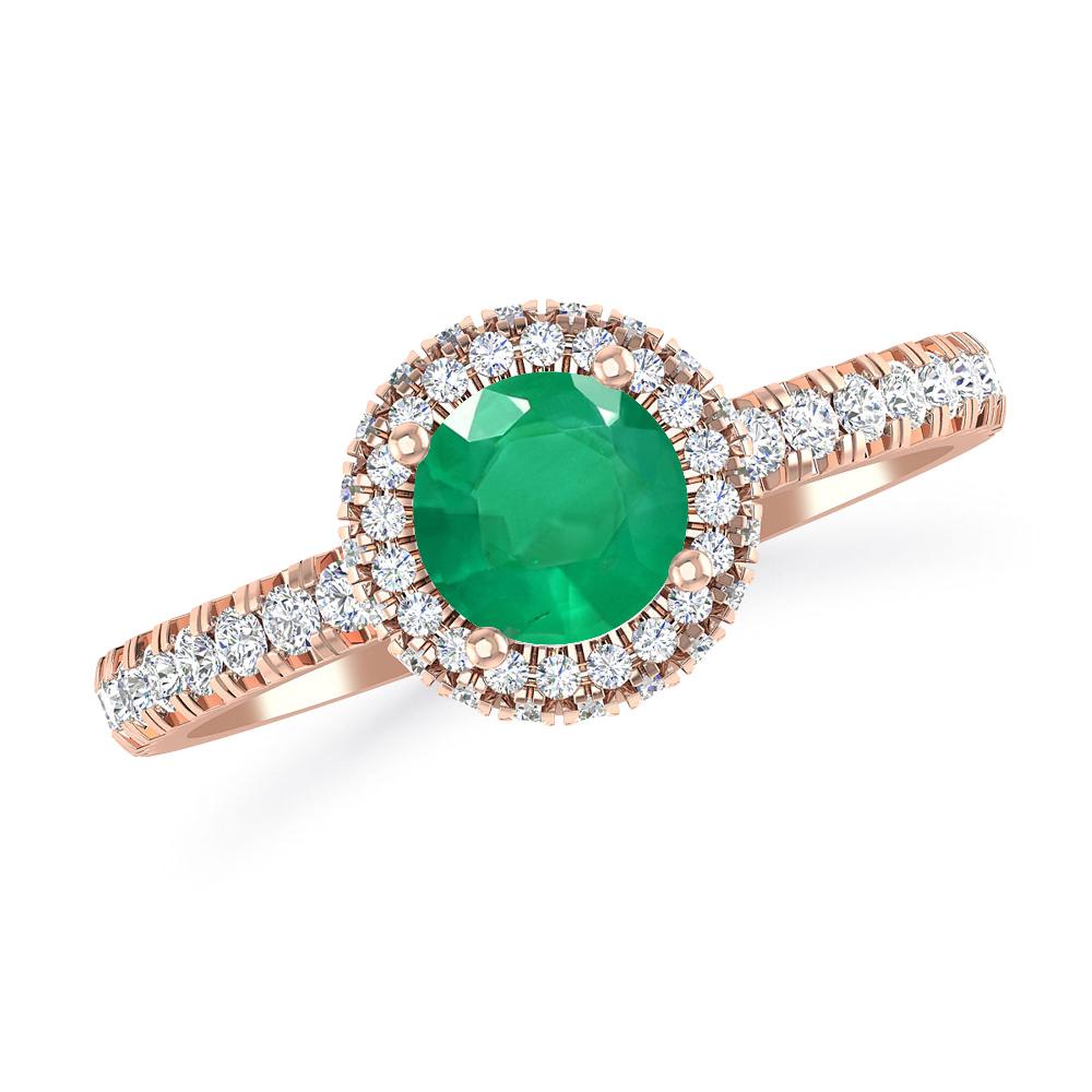 Rose Gold - Emerald