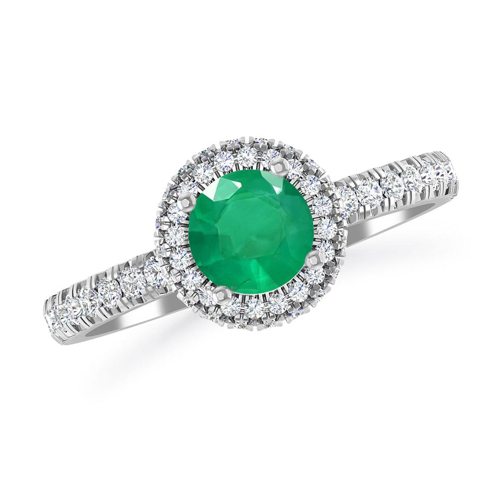 White Gold - Emerald