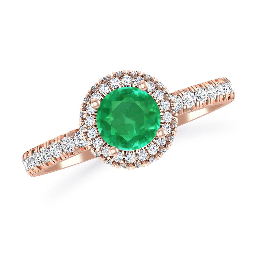 Rose Gold - Emerald