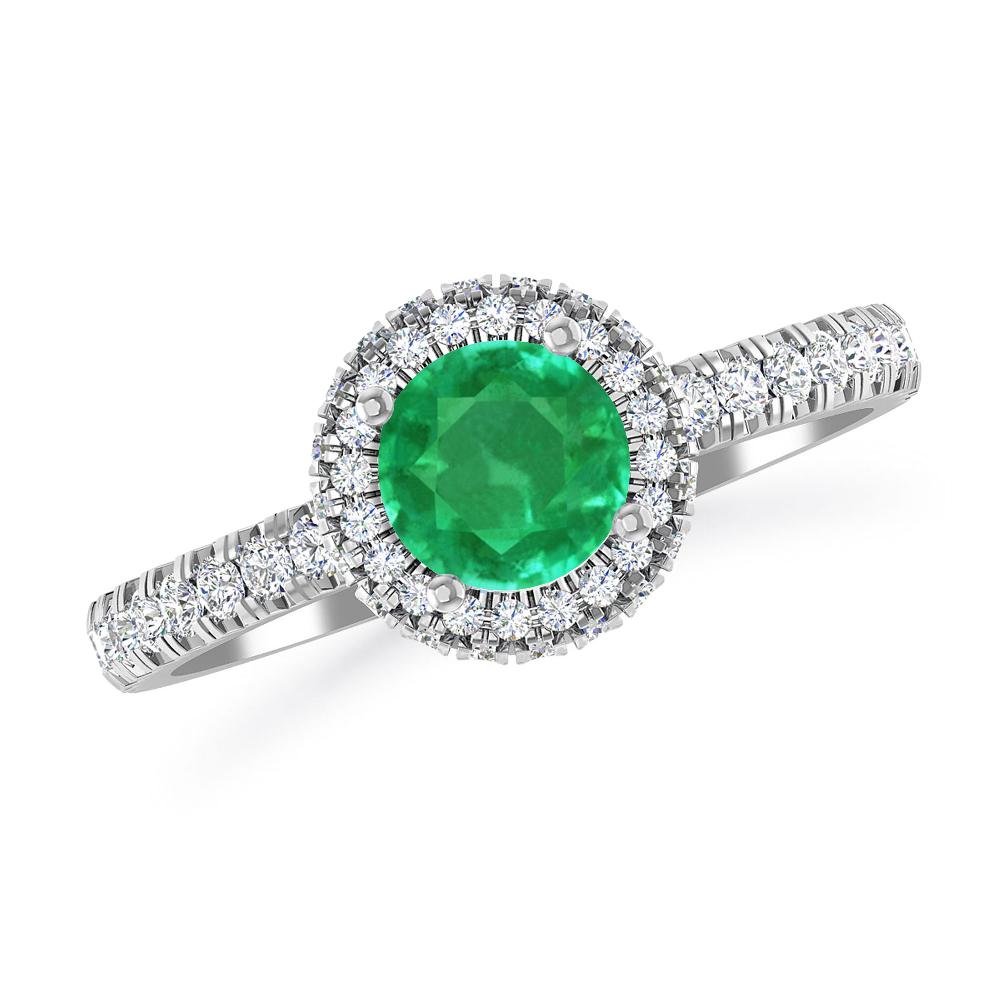 White Gold - Emerald