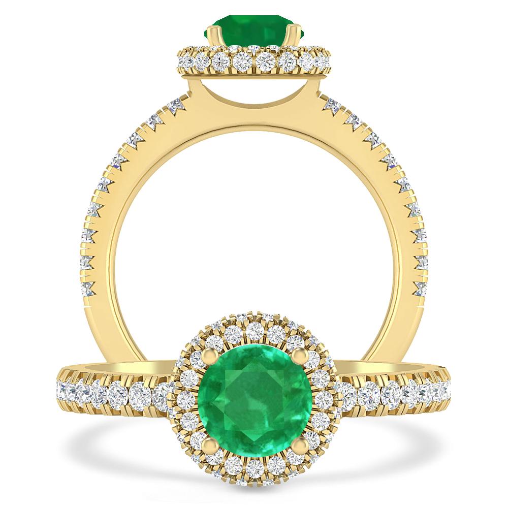 Yellow Gold - Emerald