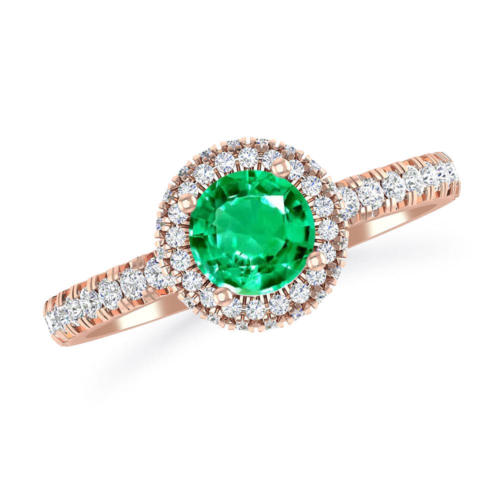 Rose Gold - Emerald
