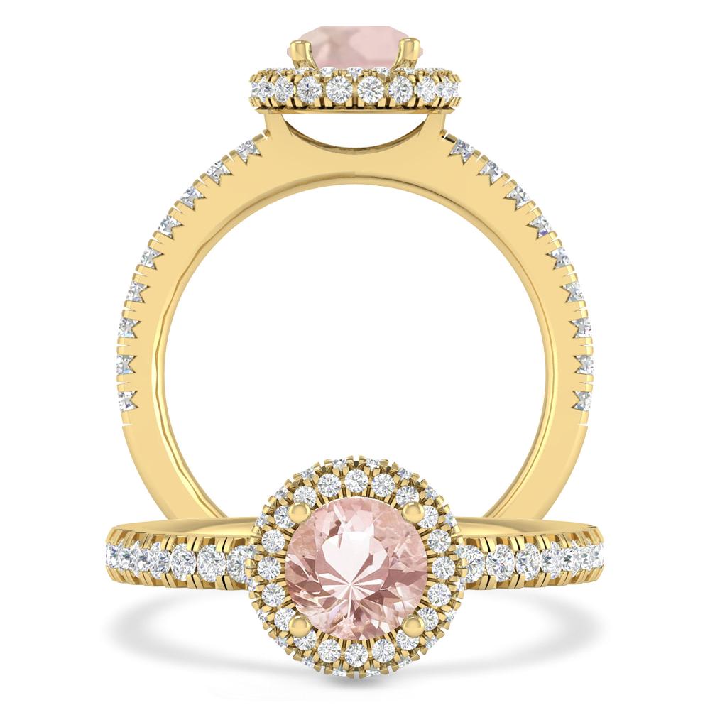 Yellow Gold - Morganite
