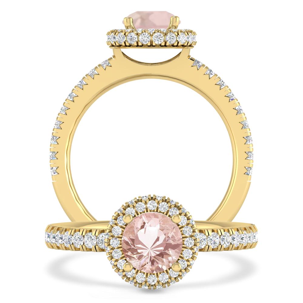 Yellow Gold - Morganite