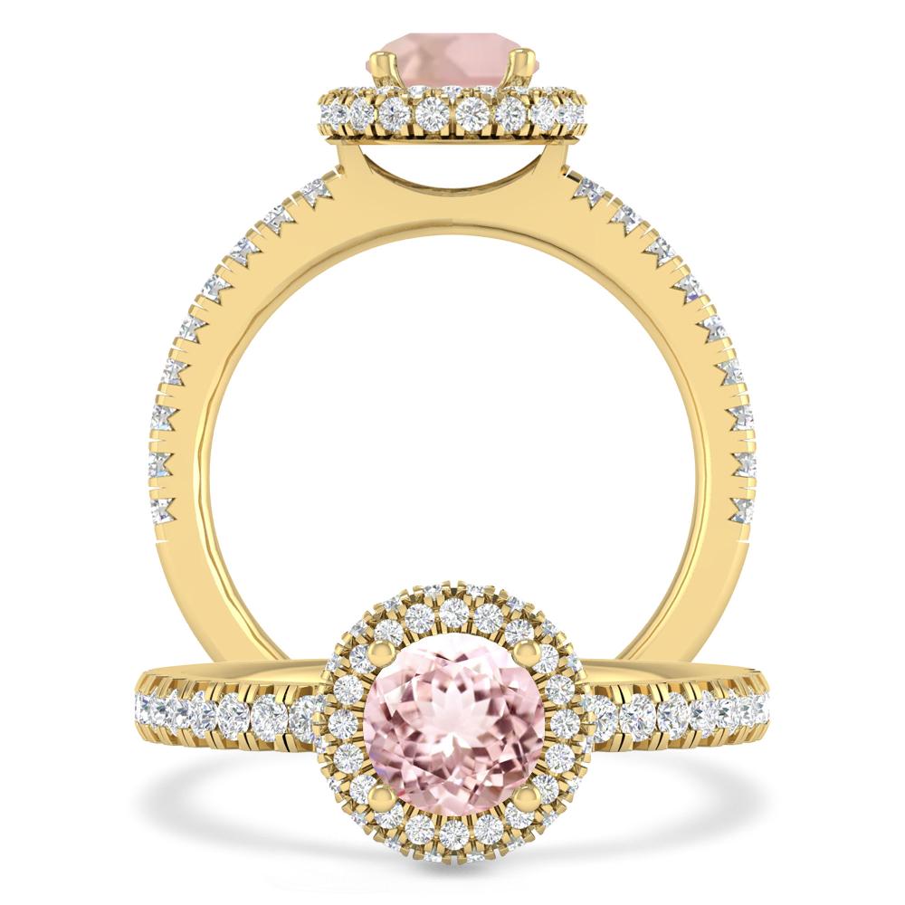 Yellow Gold - Morganite