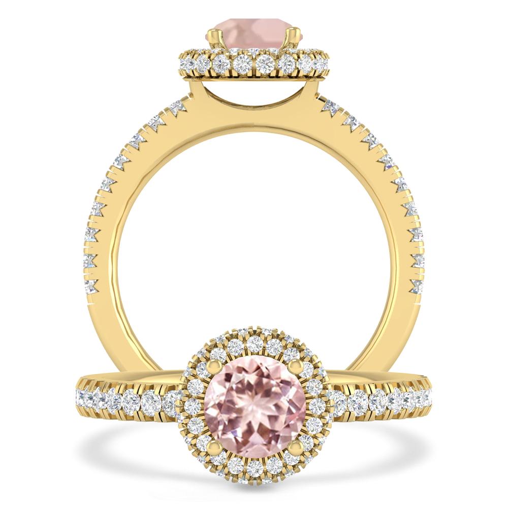 Yellow Gold - Morganite