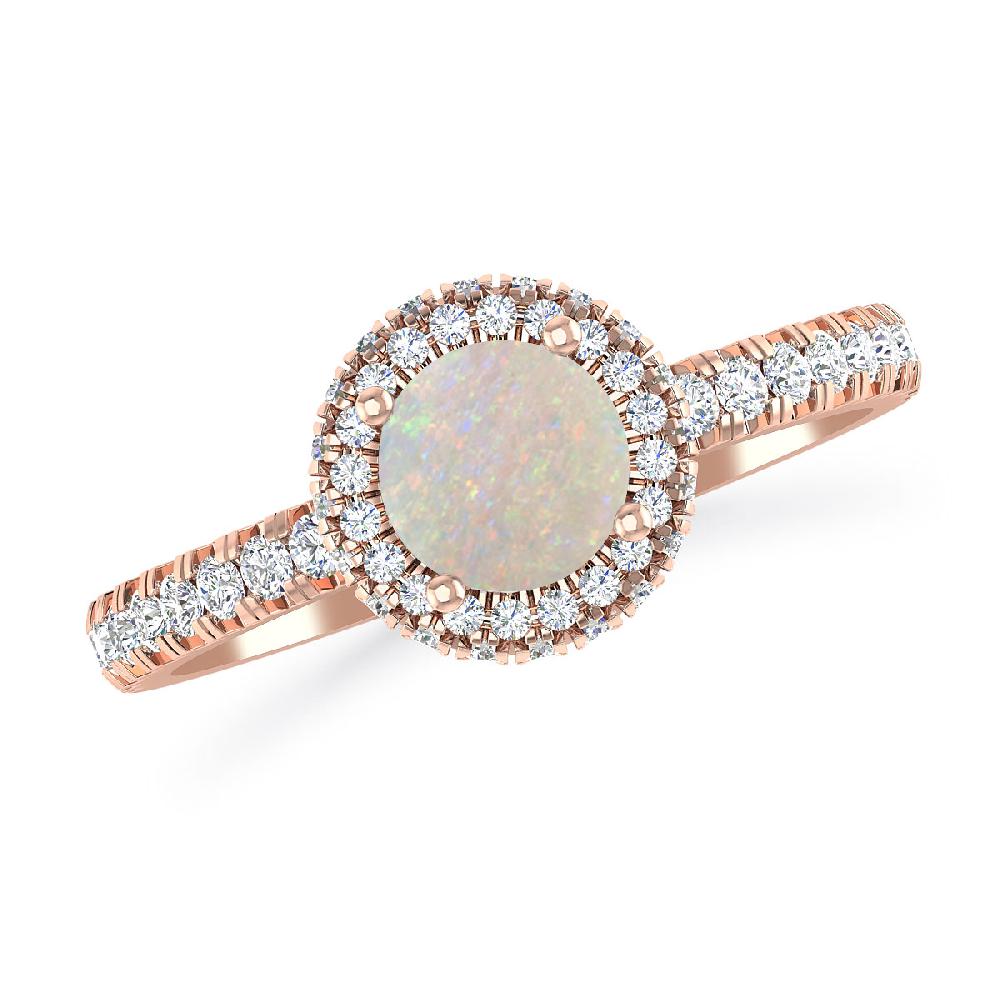 Rose Gold - Opal