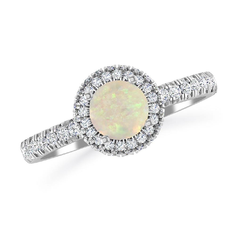 White Gold - Opal