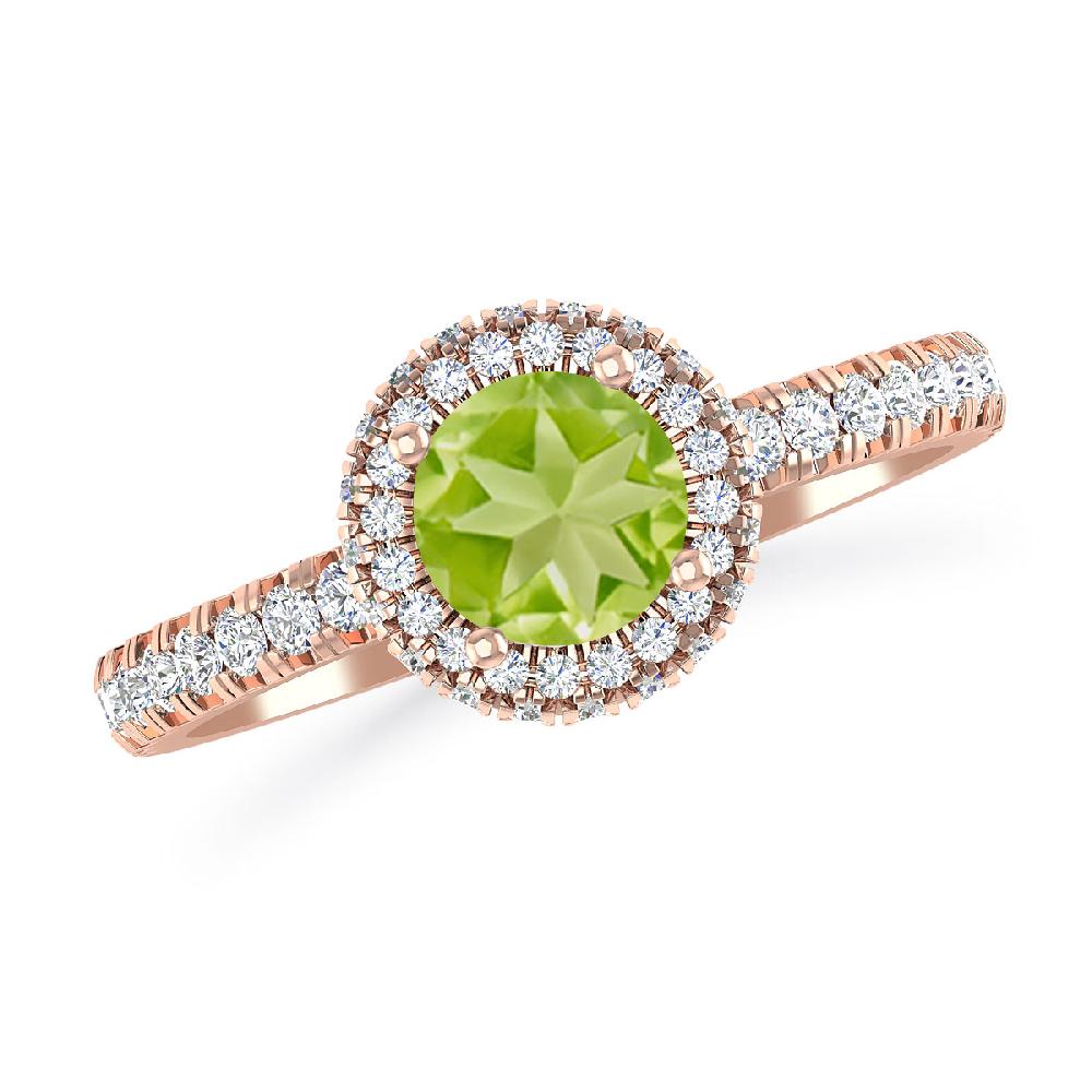 Rose Gold - Peridot