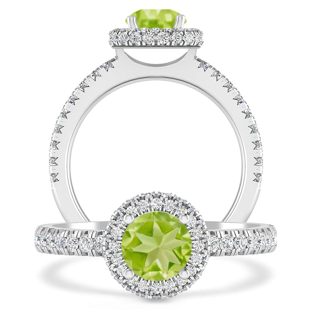 White Gold - Peridot