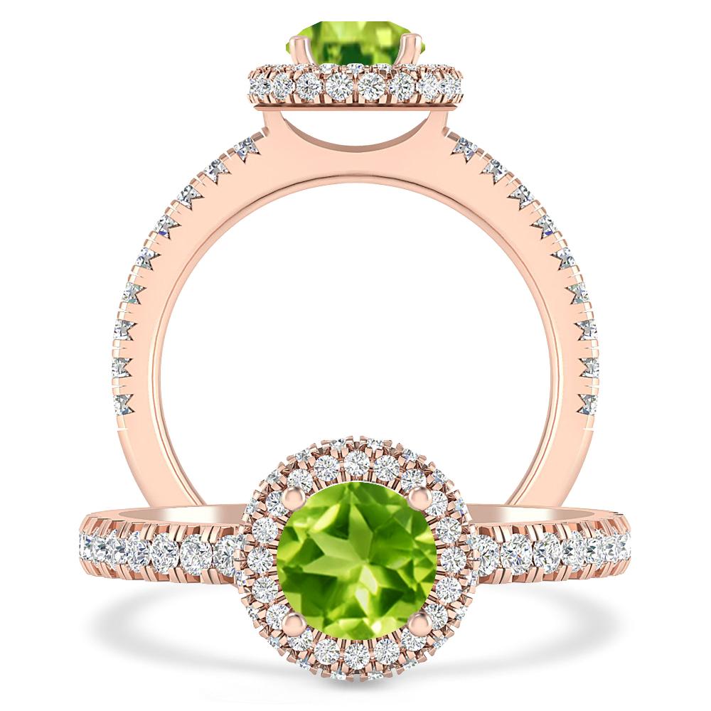 Rose Gold - Peridot