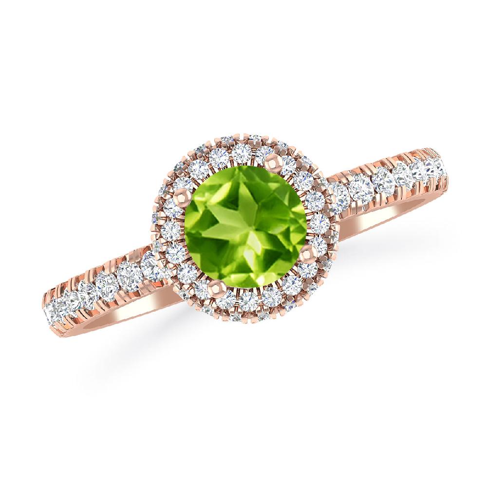 Rose Gold - Peridot