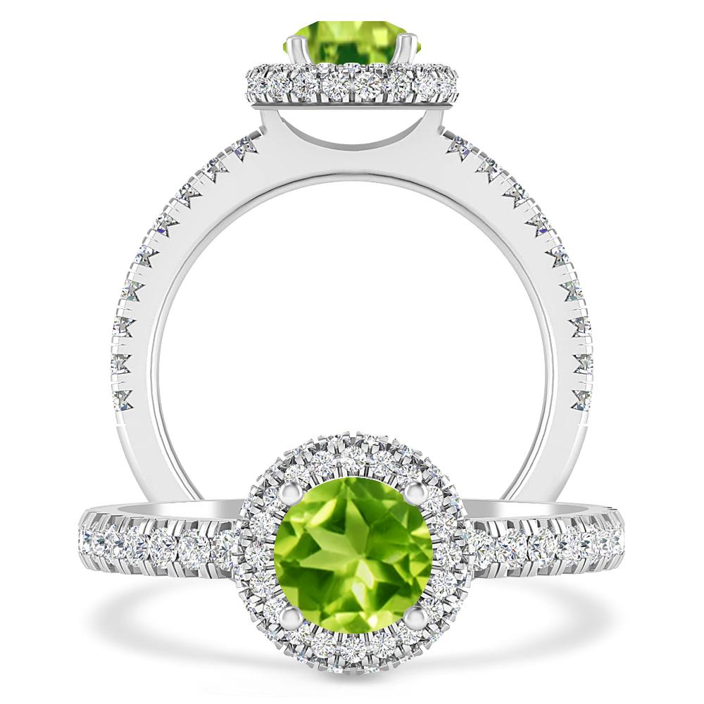 White Gold - Peridot