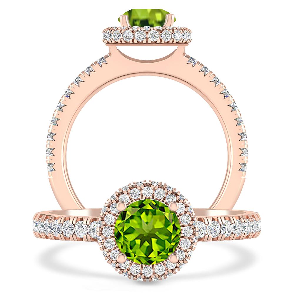 Rose Gold - Peridot