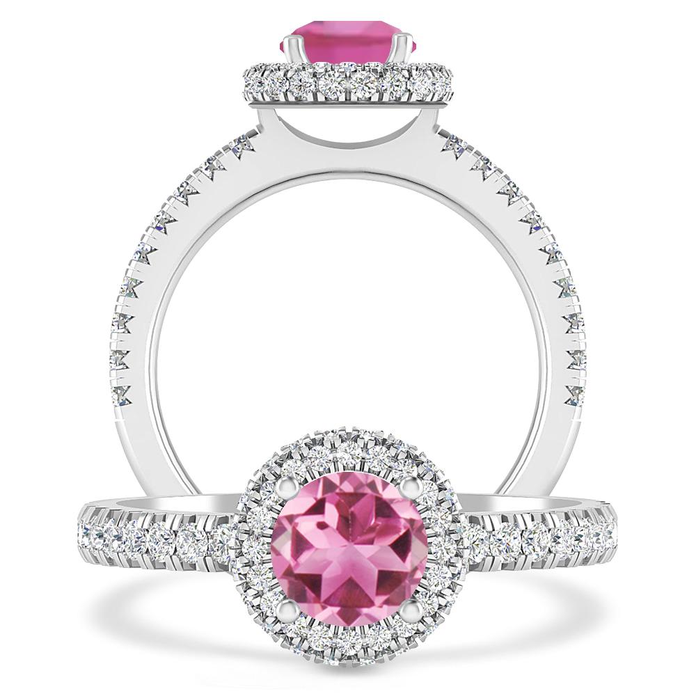 White Gold - Pink Tourmaline