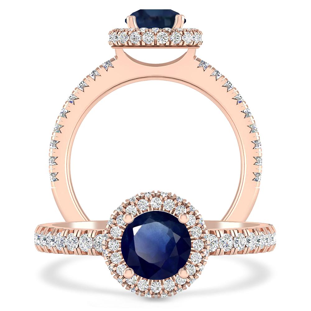 Rose Gold - Sapphire