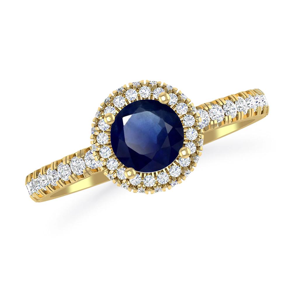 Yellow Gold - Sapphire