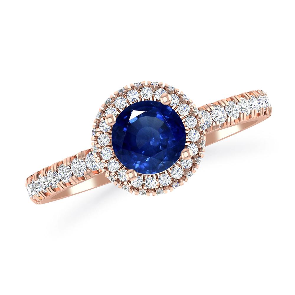 Rose Gold - Sapphire