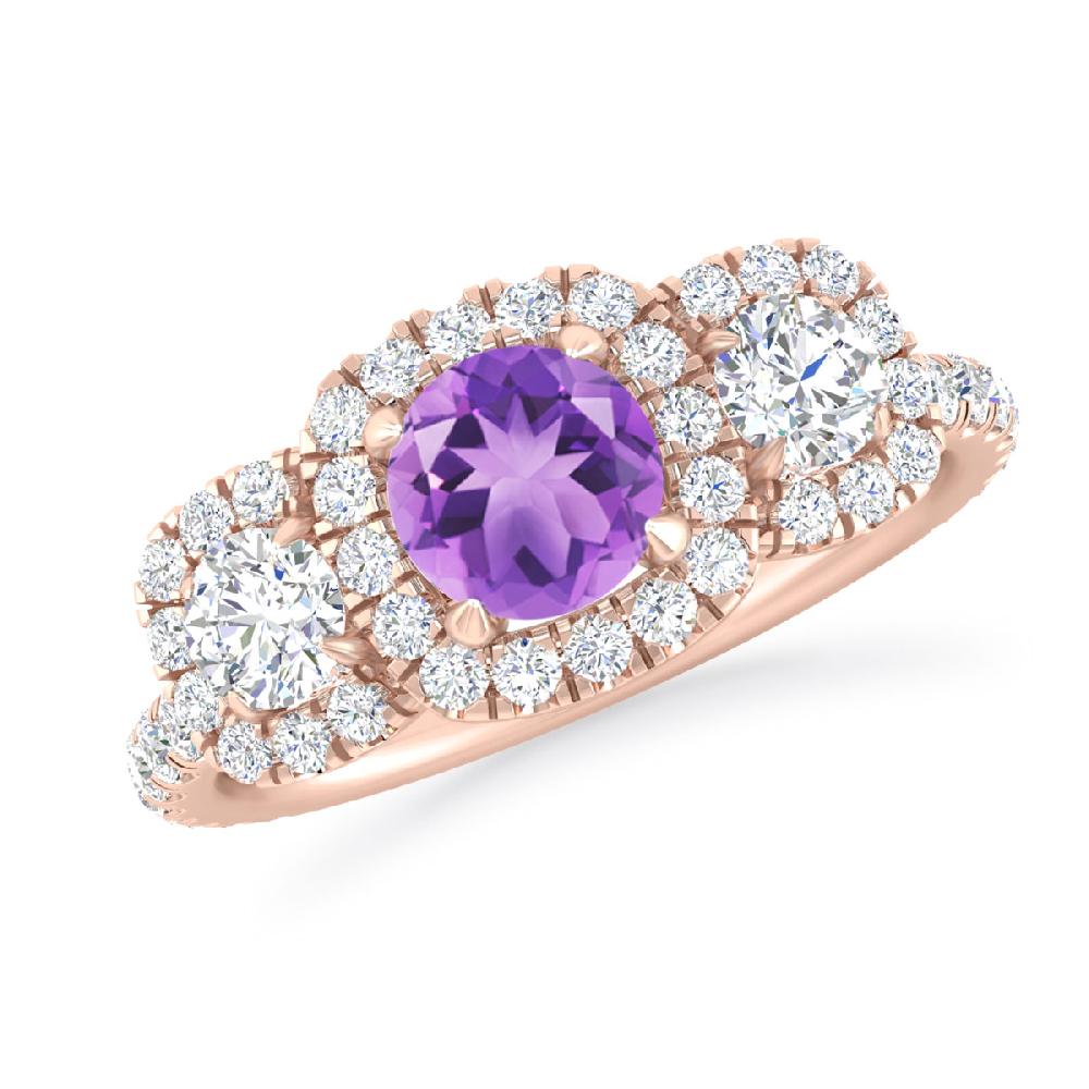 Rose Gold - Amethyst