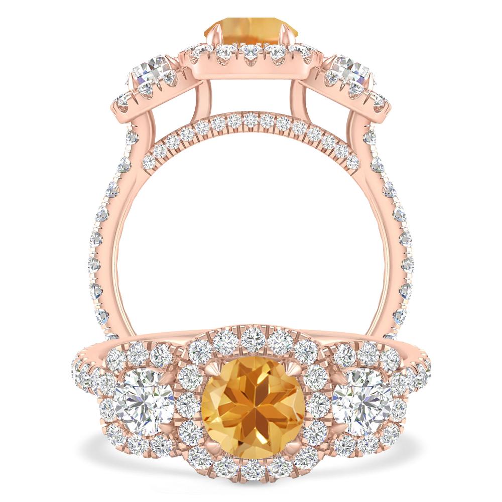 Rose Gold - Citrine