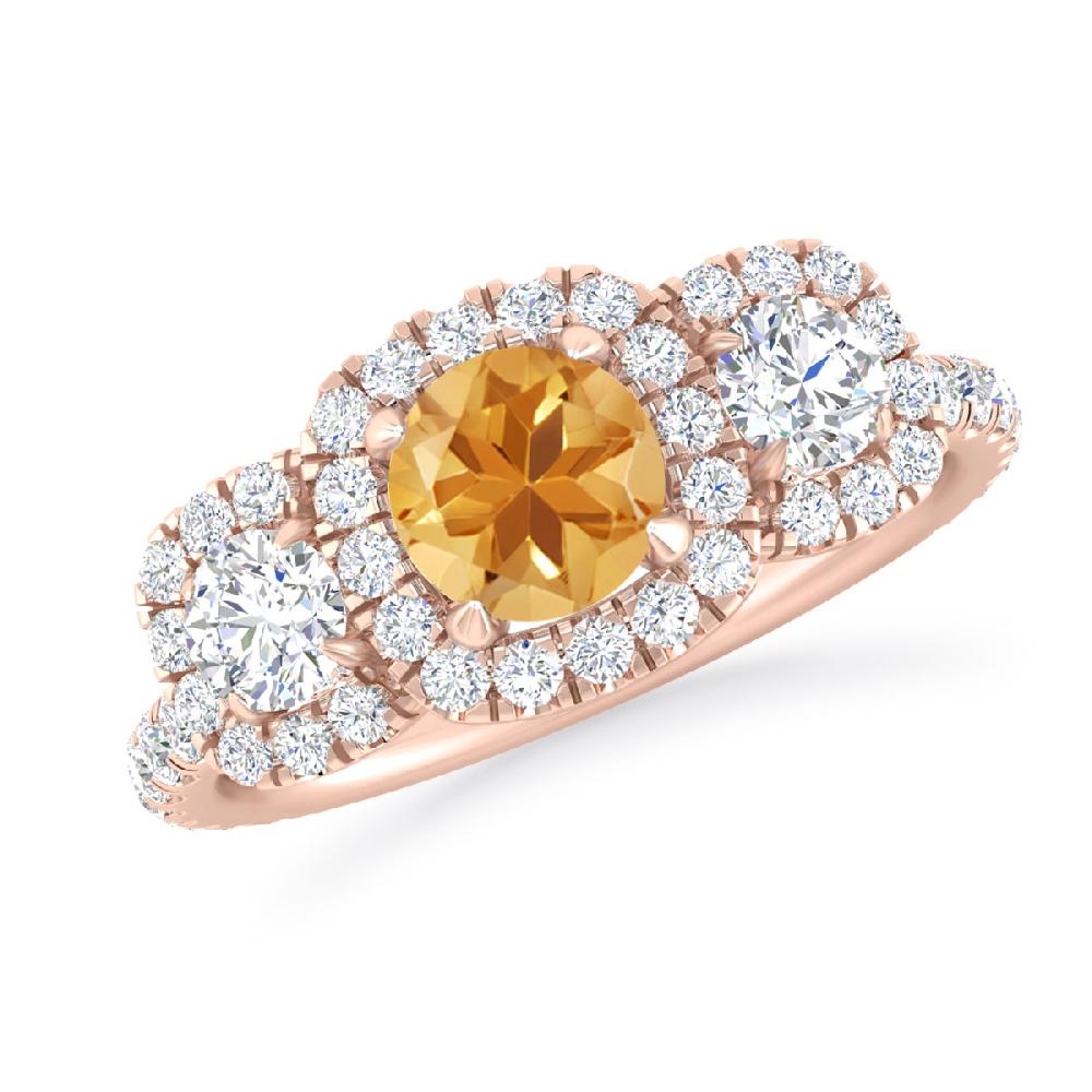 Rose Gold - Citrine