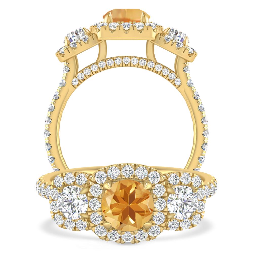 Yellow Gold - Citrine