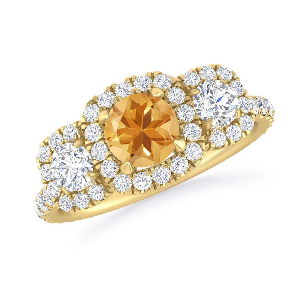 Yellow Gold - Citrine