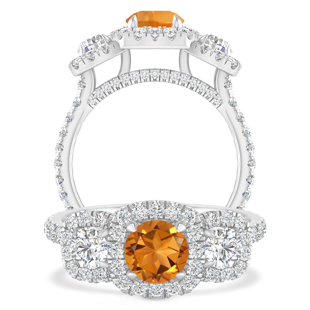 White Gold - Citrine