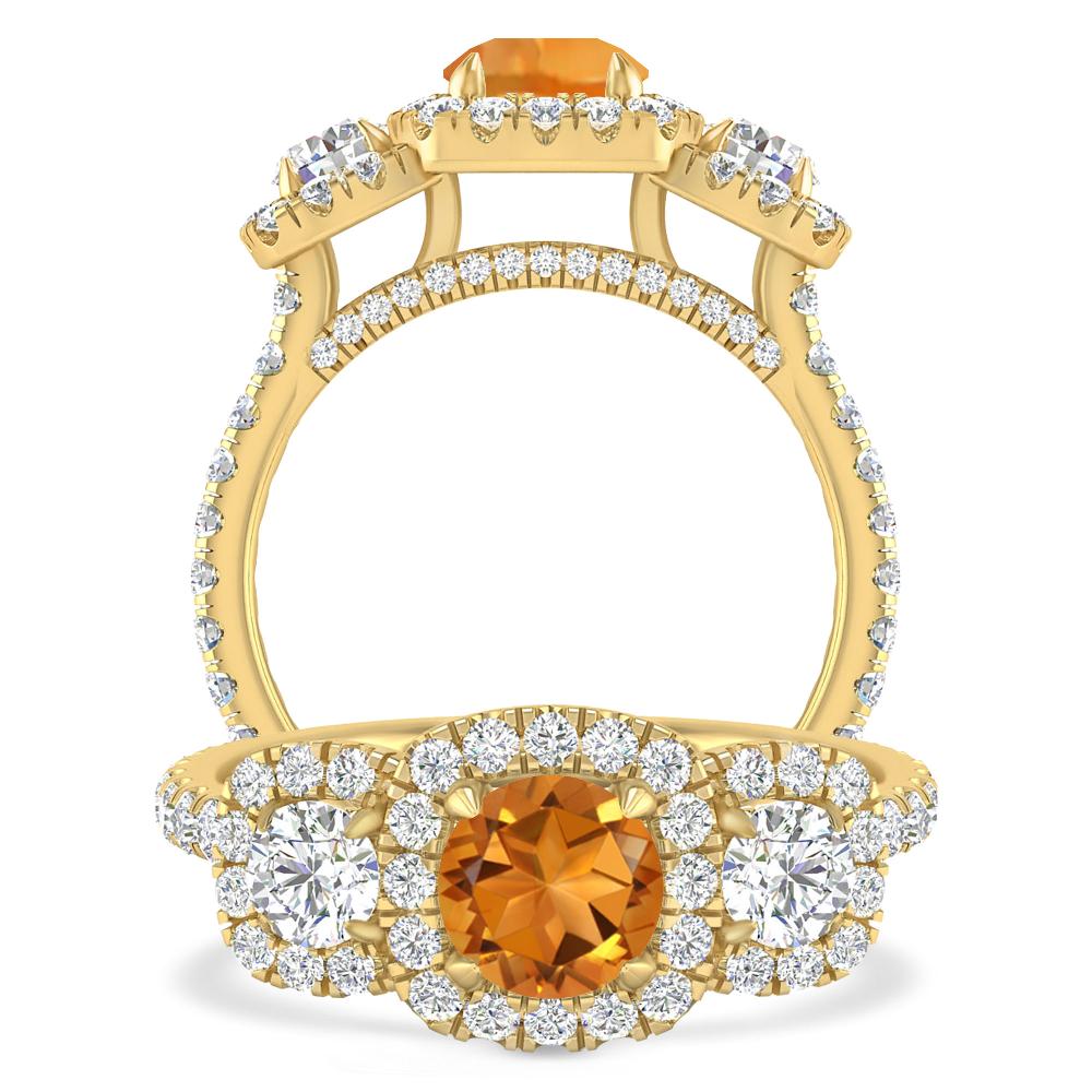 Yellow Gold - Citrine