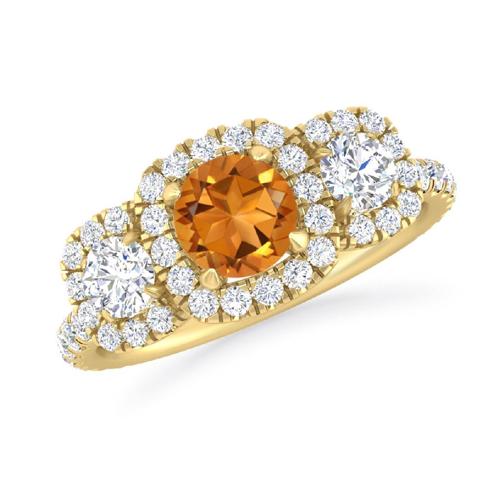 Yellow Gold - Citrine