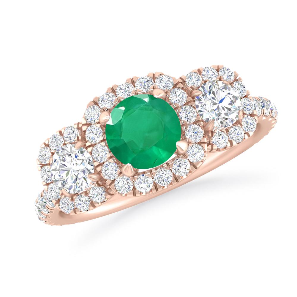 Rose Gold - Emerald