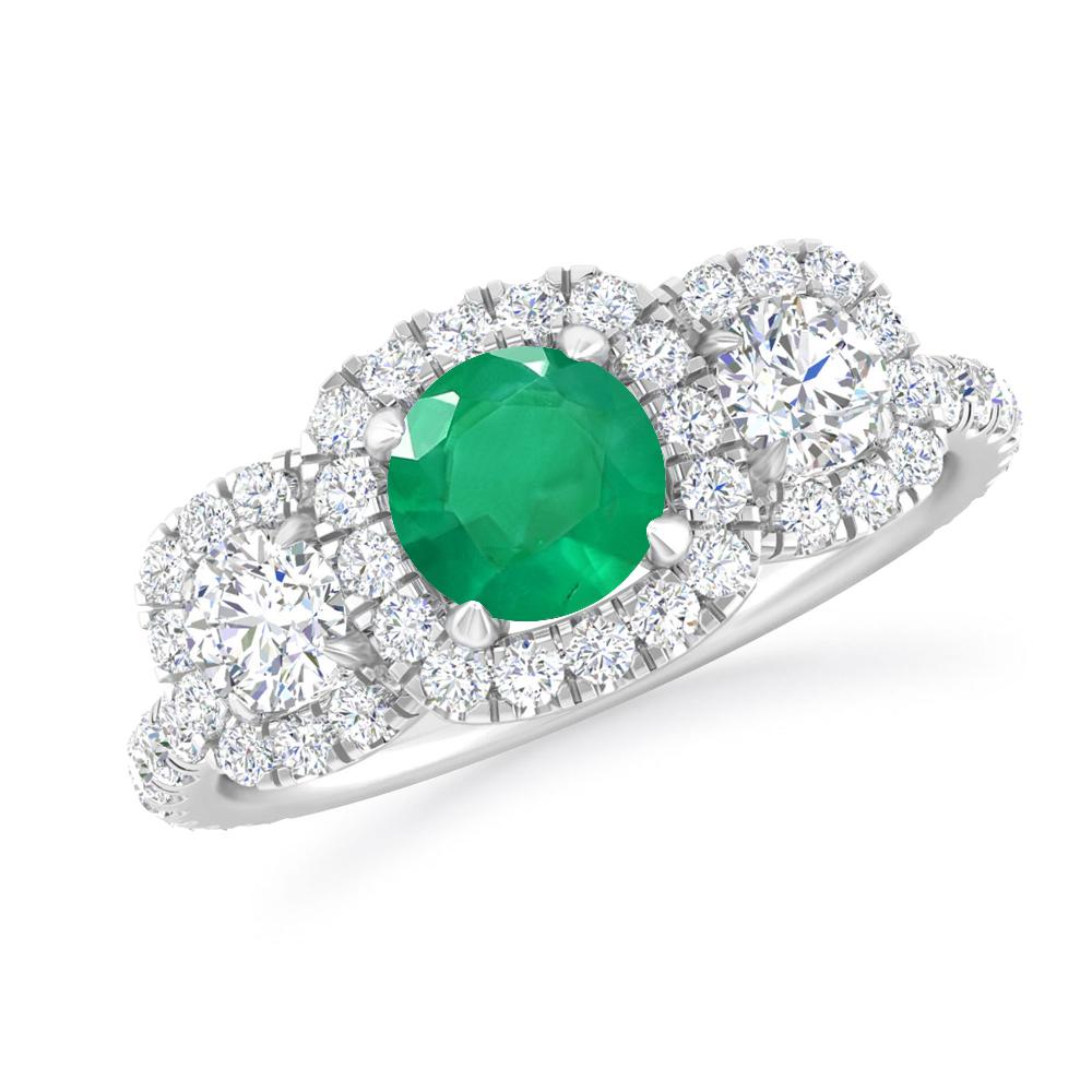 White Gold - Emerald