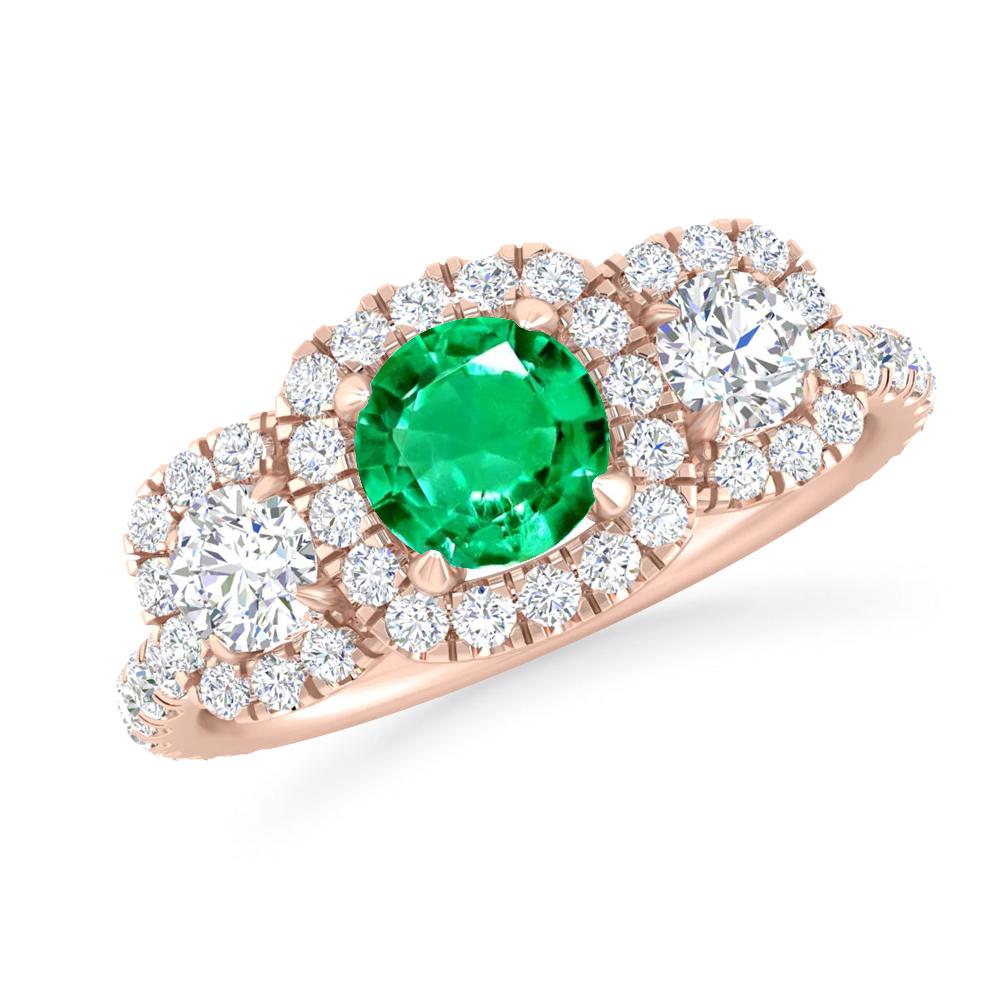 Rose Gold - Emerald