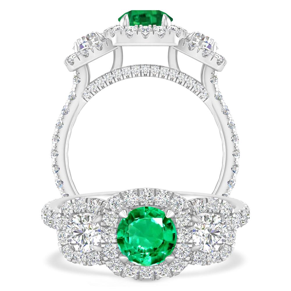 White Gold - Emerald